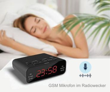 GSM-Radiowecker im Schlafzimmer