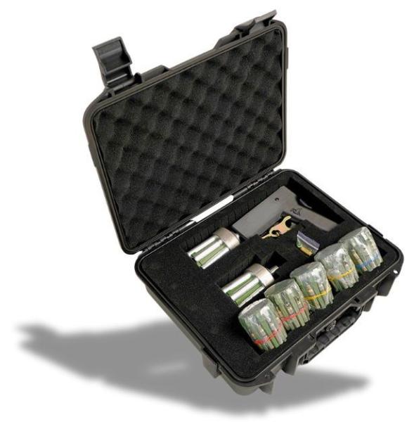 Netzwerfer mit 7 Kartuschen